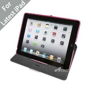  (TM) iPad 3 (The New iPad) Vader Leather Case Folio for Apple iPad 
