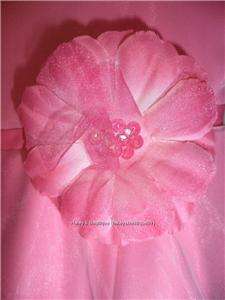 JAYNE COPELAND PINK FLOWER FLOWING DRESS GIRLS 7 & 10  
