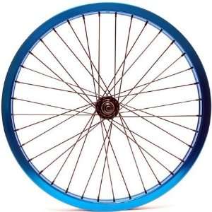  Shot Front BMX Bike Wheel   3/8   Matte Blue