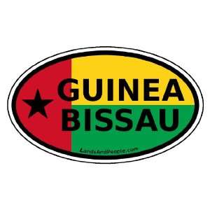  Guinea Bissau Flag West Africa State Car Bumper Sticker 