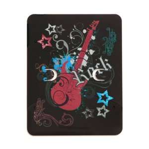    iPad 5 in 1 Case Matte Black Rock Guitar Music 