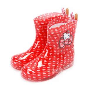 Hello Kitty Rain Boots Kids Girls Shoes Waterproof New  