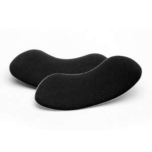  Fancy Feet Back of Heel Cushions, 1 Pair, Black 
