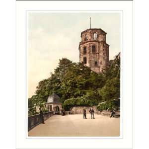  Octagonal Tower and Terrace Heidelberg Baden Germany, c 