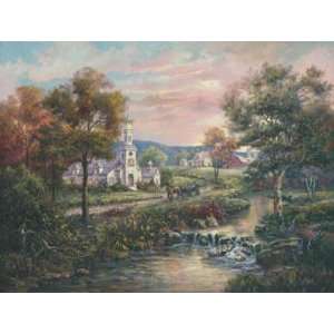  Carl Valente   Vermonts Colonial Times Canvas