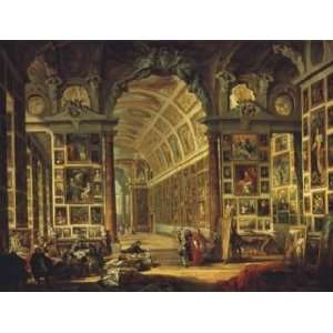com Giovanni Paolo Panini 44W by 33H  Gallery Of Cardinal Valenti 