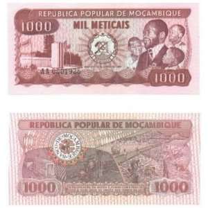  Mozambique 1980 1000 Meticais, Pick 128 