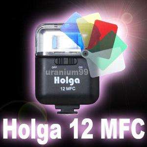 HOLGA 12MFC Multi Color Flash Black 120 GN N 135 BC E P1 Diana F+ 