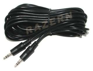 25 ft 3.5mm 1/8 mini plug stereo audio cable/cord M M  