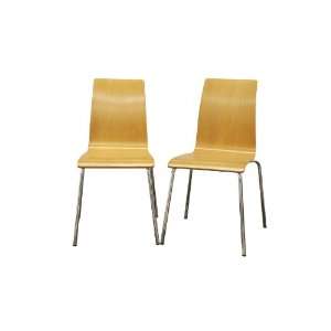  Baxton Studio Louise Molded Plywood Modern Dining Chair 
