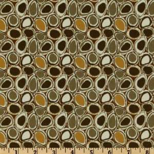   Garden Stones Taupe/Brown Fabric By The Yard Arts, Crafts & Sewing