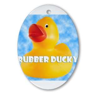  Ornament (Oval) Rubber Ducky Boy HD 