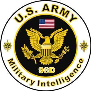  United States Army MOS 98D Military Intelligence Decal 