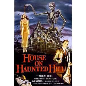  House on Haunted Hill Movie (Skeleton) Poster Print