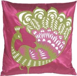 22. Pillow Decor   Proud Peacock Fuchsia Decorative Throw Pillow by 