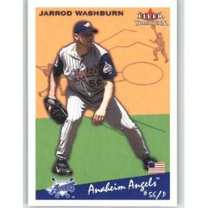  2002 Fleer Tradition #327 Jarrod Washburn   Anaheim Angels 