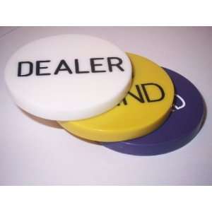  Dealer Button & Blind Set