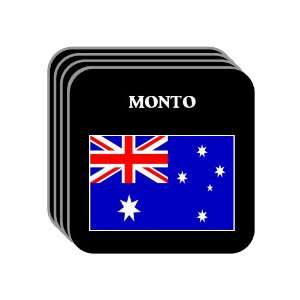  Australia   MONTO Set of 4 Mini Mousepad Coasters 