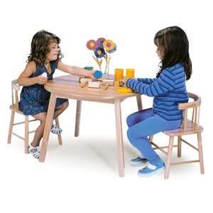  Whitney Brothers Childrens Table and Two Chair Set 