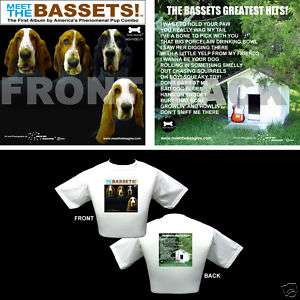 The Beatles Dog Themed T Shirt   Gifts   Basset Hounds  