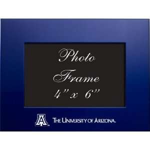  University of Arizona   4x6 Brushed Metal Picture Frame 