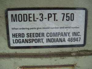 Herd Seed & Fertilizer Spreader Model 3 PT  