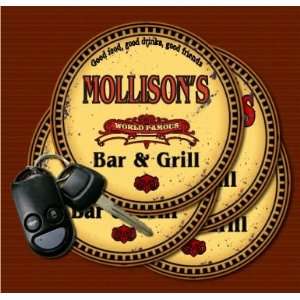  MOLLISONS Family Name Bar & Grill Coasters Kitchen 