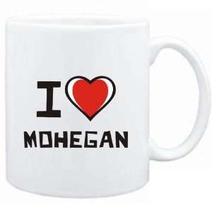 Mug White I love Mohegan  Languages