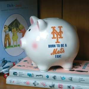  Pack of 3 MLB Born To Be A Mets Fan Piggy Banks