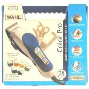 Wahl Homepro Color coded Haircutting (25 Piece Kit) (3 Pack) with Free 