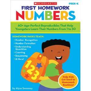  Quality value First Homework Numbers Gr Pk K By Scholastic 