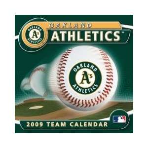  OAKLAND ATHLETICS 2009 MLB Daily Desk 5 x 5 BOX CALENDAR 