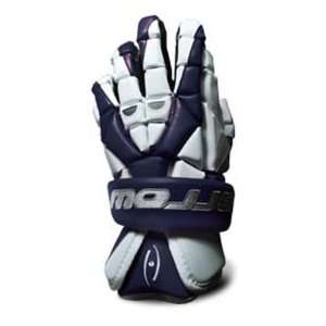  Harrow Mens Torrent Lacrosse Gloves WHITE/NAVY 13.5 