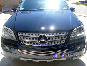 06 08 Mercedes Benz ML350/500 Lower Bumper Aluminum Billet Grille 
