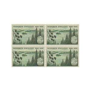 Minnesota Lakes and Pines Set of 4 X 3 Cent Us Postage Stamps Scot 