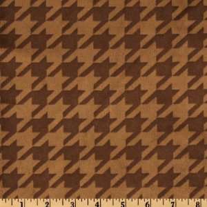  60 Wide Minky Cuddle Houndstooth Mocha Fabric By The 