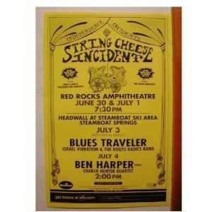  String Cheese Incident Ben Harper Red Rocks Poster SCI 