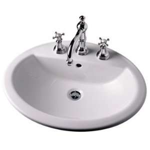  Bathroom Sink Drop In Self Rimming by Rohl   1599 in White 