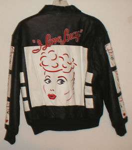 Classic I LOVE LUCY Leather Collector Jacket Licensed  