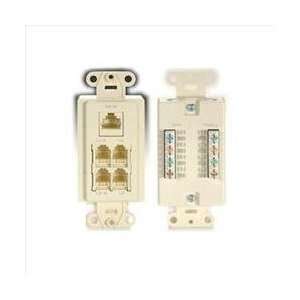   WPA DP CH PLUS DATA & PHONE QUICK CONNECT WALL PLATE 