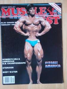 MUSCLE DIGEST bodybuilding mag/JEFF KING 2 84  