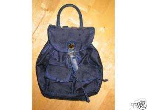 Authentic *MCM*   BACKPACK in navy blue       excellent condition 