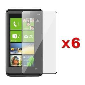   LCD Screen Protector Shield for HTC HD7 / HD3 (6 Packs) Electronics