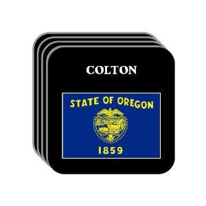  US State Flag   COLTON, Oregon (OR) Set of 4 Mini Mousepad 