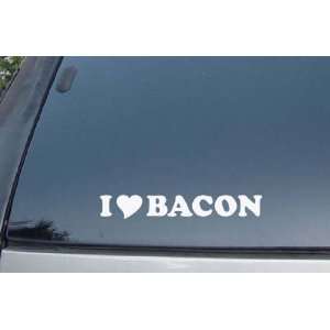  I Love Bacon Vinyl Decal Stickers 