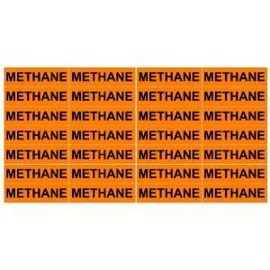  METHANE ____Gas Pipe Tubing Labels 