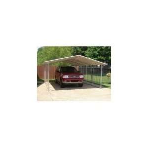   13W x 20L x 6H Suburban Steel Carport Shelter