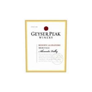    Geyser Peak Reserve Alexandre Meritage 2006 Grocery & Gourmet Food