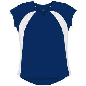  Badger Ladies B Dry V Neck Custom Volleyball Jerseys NAVY 