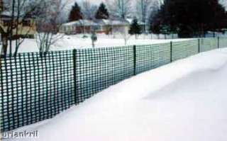 Gemini Polyethylene Plastic Snow Fence Fencing 4x100  